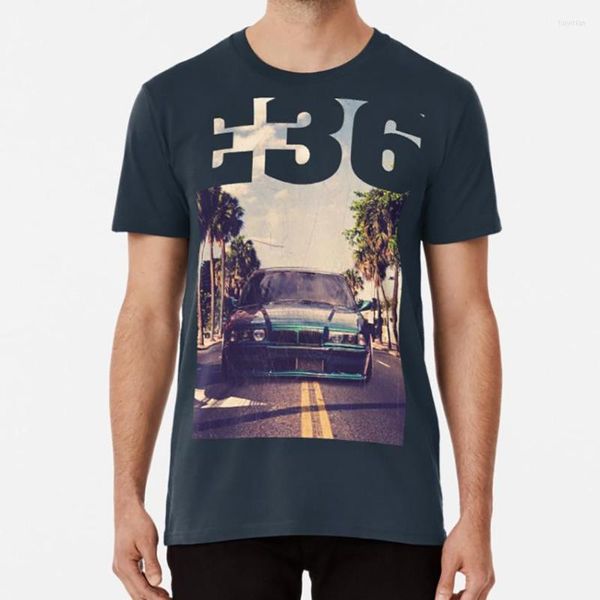 Magliette da uomo E36 Camicia Palm Beach Regalo per appassionati Amante Tuning Motore bavarese Funziona M3 Bimmer