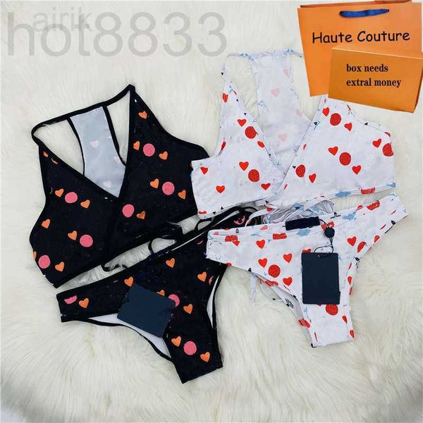 Branda de designer de roupas de banho feminina Manth Fashion Bikinis Letter Impresso Contraste colorido de maiô respirável biquíni sexy sexy de boa qualidade feminino vro2