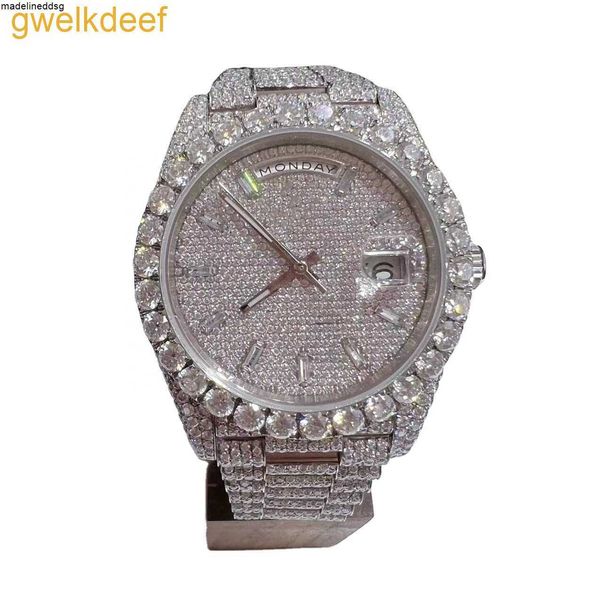 Spezieller Zählerrabatt Großhandel Luxusuhren Markenname Chronograph Damen Herren Reloj Diamant Automatikuhr Mechanische Limited Edition KN6E D9L0