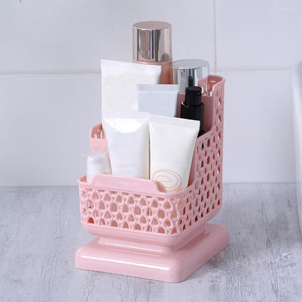 Aufbewahrungsboxen 1 Stück Kunststoff Kosmetikbox Organizer Make-up Pinsel Büro Stift Telefon Home Fernbedienung