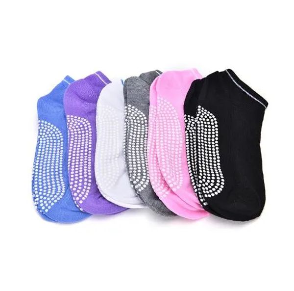 Yoga Socken Party bevorzugt Nicht -Slip -Massage -Knöchel -Socken Frauen Pilates Fitness Buntes Zehen Tanz Grip Übung gedruckter Fitnessstudio Tanz Sport Socken