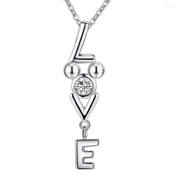 Catene Lettera L .E. V Bling Collana all'ingrosso placcata in argento Vendita Collane Pendenti /LOSWLWKN WIMBDZUY