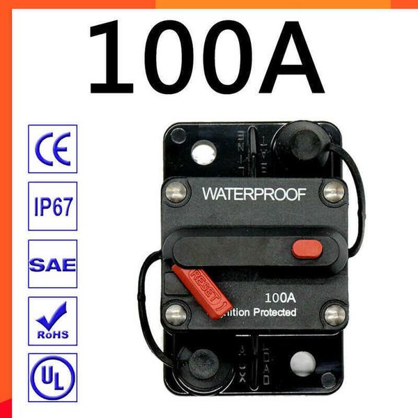 Nuovo 2022 Marca 30A-300A Ampere Circuit Breaker Reset 12-48 Volt Direct Flow Power Veicolo Nave VIOS Altoparlante fusibile