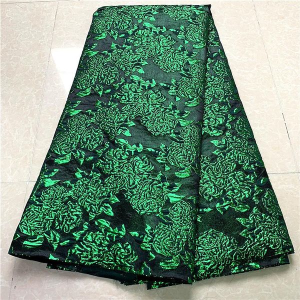 Fabric 2022Latest Hochqualität afrikanische nigerianische Tulle Spitze Stoff Jacquard Schweizer Organza Stickerei Guipure Party Abschlussball 5 Yard