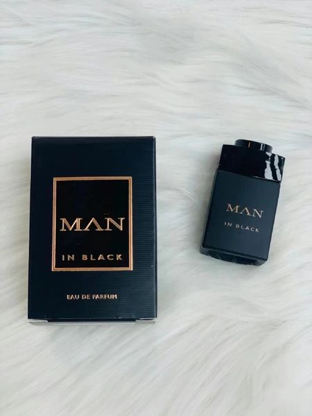 Servil di Giobbrifumi del profumo di Cologne Man Bologne Man Black Eau de Parfum 3,4 oz 100 ml spray di buon odore di lunga durata di lunga durata del corpo maschile di lunga durata