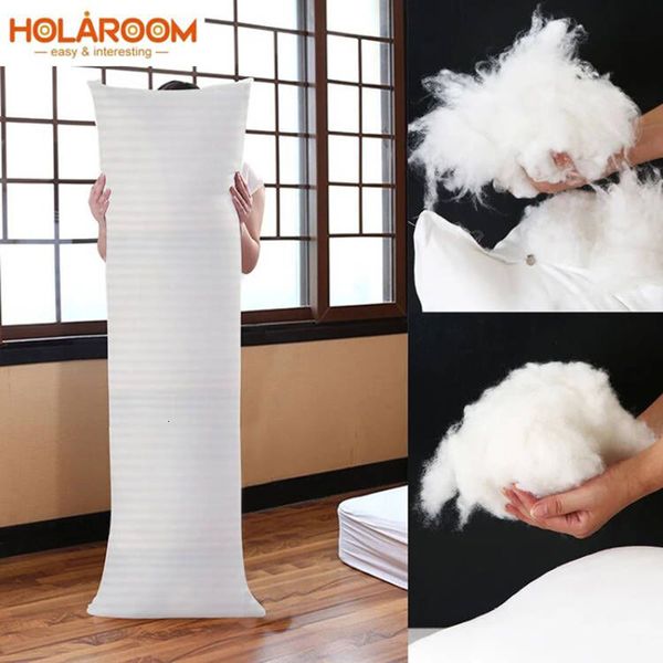 Pillow abraçando corpo branco de alta elasticidade de anime Core Homens Home Use Retângulo de almofada 150x50cm 120x40cm 230503