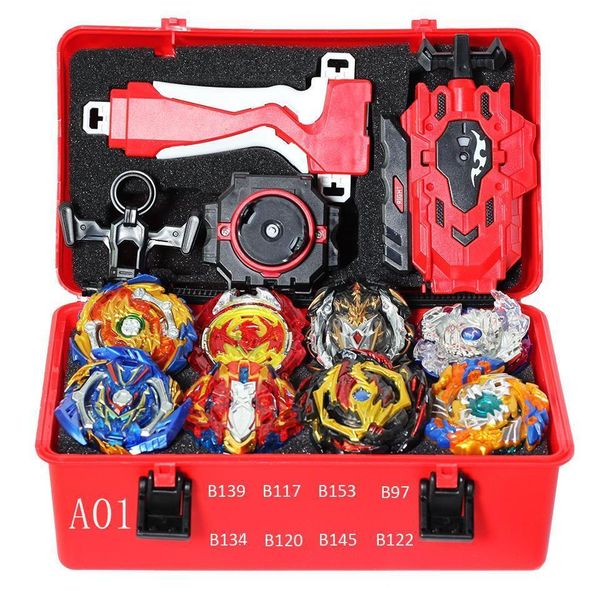 Trottola Top Beyblade Burst arena Bey Blade Toy Metal Funsion Bayblade Set Scatola di immagazzinaggio con manico Launcher Scatola di plastica Giocattoli bleyblade 230504