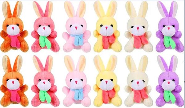 Super Cute New Easter Rabbit Plush Animal Toy 4 pollici Peluche Coniglio Giocattolo Bambola Coniglio Morbido