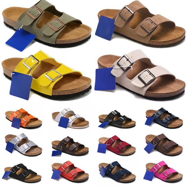 Sandali 2023 Designer Birks Infradito da uomo Pantofole Arizona Nero Bianco Marrone Rosa Pelle scamosciata Pelle di serpente Zoccoli Uomo Donna Scarpe da spiaggia Movimento corrente 50ess