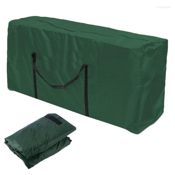 Мешки для хранения патио патио мешок для обстановки на открытом воздухе прямоугольная защитная мебельная крышка на молнии для