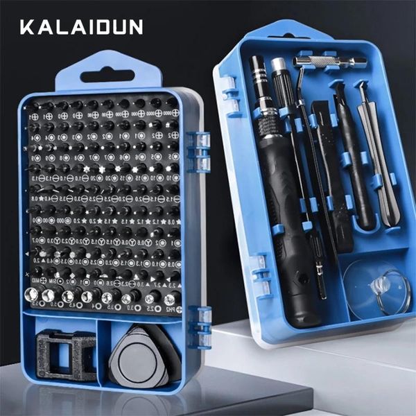 Schraubendreher KALAIDUN Schraubendreher-Set Präzision 117/115/122 In 1 Torx-Sechskantschraubendreher Magnetische Schraubendreher-Kit Telefonuhr-Reparatur-Handwerkzeug