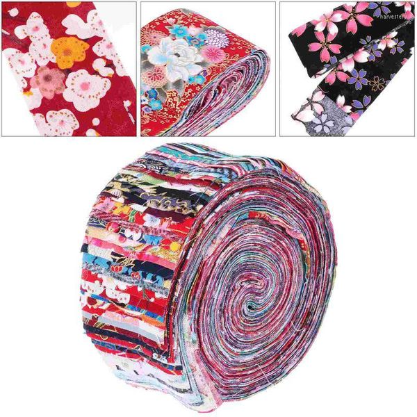 Falsche Wimpern Stoff Quilten Patchwork Nähen Handwerk Streifen Streifen Bündel Jelly Diy Blumenrollen Tuch Baumwollrolle Blumen Japanisch Rool