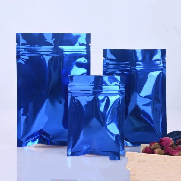 6*8cm 200pcs Klasik renkli fermuarlı fermuar sızdırmazlık mini düz güç torbaları şeker çayı için küçük paket torbalar Örnek yeniden oluşturulabilir paket çantalar