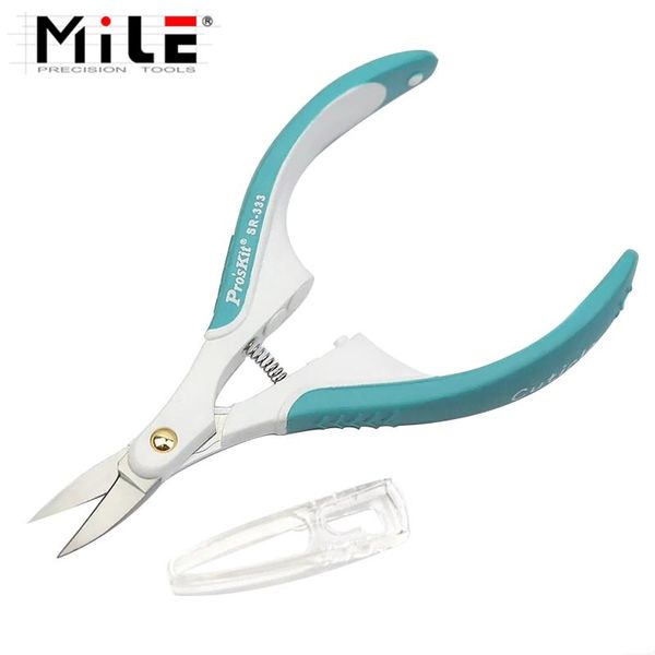 Chaves de fenda Proskit Lâminas de aço inoxidável multifuncionais Micro Precision Scissor (120mm) Ferramentas manuais de corte para computador doméstico