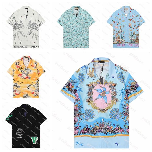 Роскошная бренда Sumemr Мужская футболка дизайнер пляжные каникулы Sumemr Свободные футболки с коротким рукавом