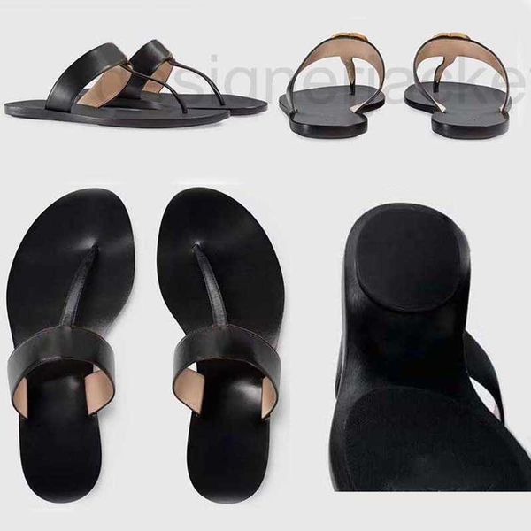 Hausschuhe Designer Damen Sandalen Flip-Flops für Damen Hochwertige Stilvolle Modeklassiker Sandale Flache Schuhe Slide Eu 35-42 0UM5