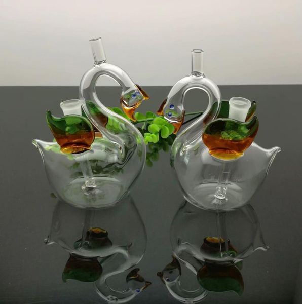 Курительные трубы aeecssories Стеклянные кальяны Bongs Горячие продажи Swan Glass Accessories в Европе и Америке