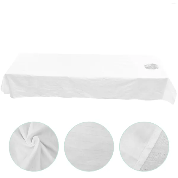 Set di biancheria da letto Lenzuolo spa Copridivano in tessuto bianco Lenzuola protettive in cotone con angoli