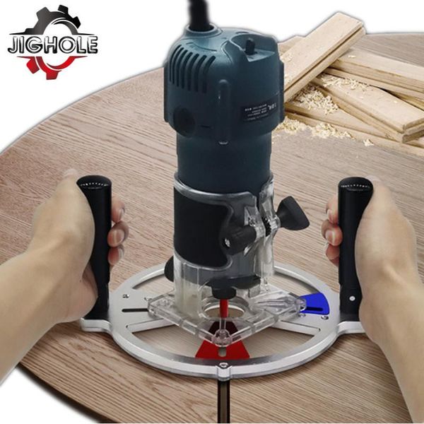 Birleştiriciler Ahşap İşleme Kırpma Makinesi Freze Groove Jig Base Evrensel olarak Chaping Freze Tabanı Supting Grove Grave Rehberi Desteği