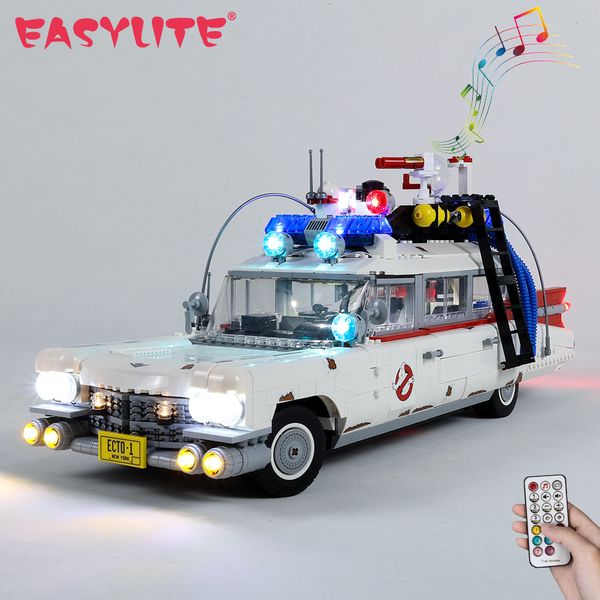 Блоки Easylite Led Light Kit для 10274 Creator Ghost Busters Ecto 1 Не внедряйте модель блока 230504