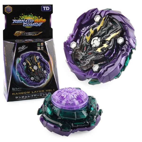 Спиннинг верхний B-X Toupie Burst Beyblade Спиннинг Top GT B-143 Случайный слой Vol.1 Полный комплект с двусторонним пусковым пусковым пусковым пусковом