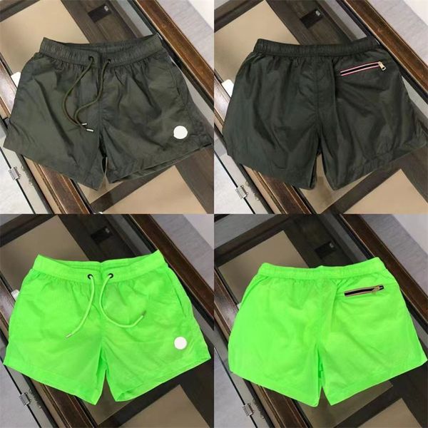 Designer de luxo masculino shorts Summer praia calças casuais à prova d'água adolescentes de 5 polegadas ostentam calça curta branca plus size s a xxxl