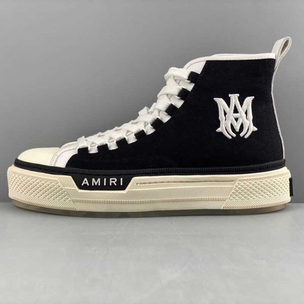 Высокая сета Amirs High Street Trend Thick Saled High Top Canvas обувь повседневная универсальная обувь для скейтборда мужская повседневная обувь