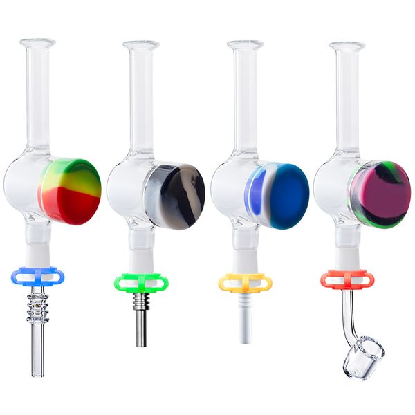 Paladino886 csyc nc051 bong bong bong dab tubs de equipamento de cerâmica 10 mm Quartz quartzo banger prego clipe silicone recipiente de câmara grande tubos de fumantes