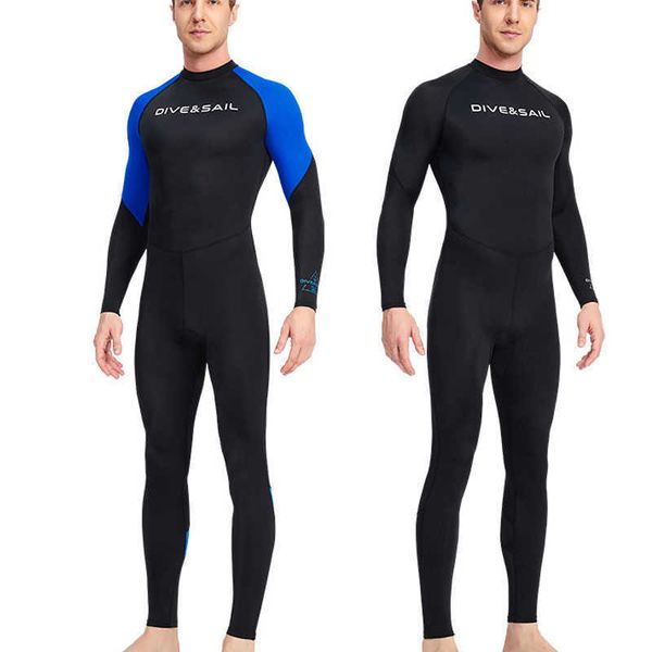 Mute Mute stagne Muta da surf per adulti Uomo Costumi da bagno Muta da sub Nylon M3XL Costume intero da uomo Costume da bagno Scuba Diving Snorkeling Abbigliamento Tute J230505