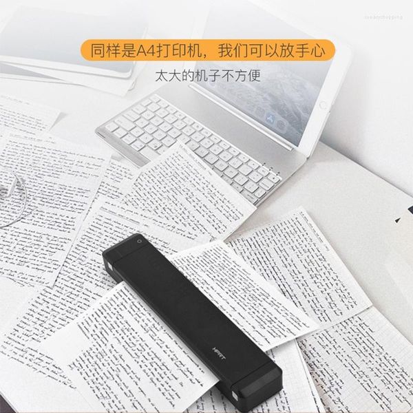 Paper MT800 Printer Portable Bluetooth Wireless Office Impara il trasferimento termico Supporto Smartphone Home Business Utilizzo