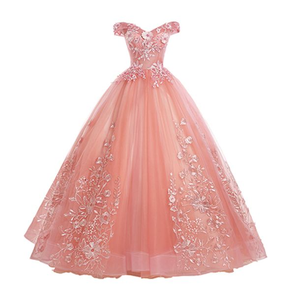 Partykleider Gryffon Quinceanera Süßes Abendkleid Luxus Spitze Schulterfrei Ballkleid 16 Farben Vestidos Plus Größe 230505