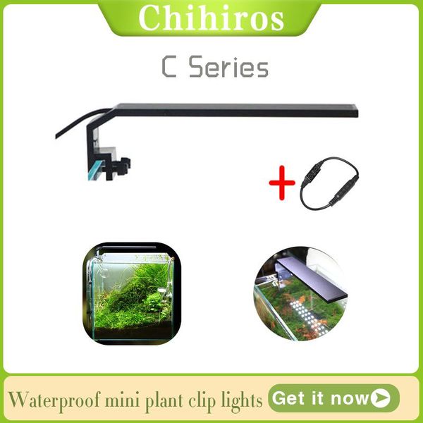 Освещение Chihiros серии C в стиле ADA, светодиодный светильник для растений, диммер, зажим, водонепроницаемый аквариум, водное растение, командир аквариума, умный контроллер
