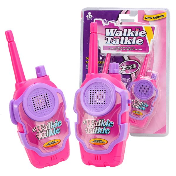 Игрушка Walkie Talkies Walkie Talkie Toys Children 2 PCS Childrens Mini Radio Pecitiver Walkietalkie Kids День рождения рождественские подарки для детей для мальчиков девочки 230504