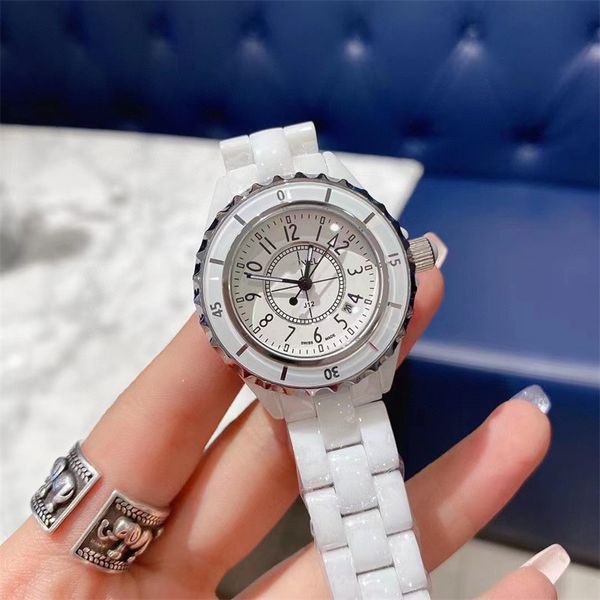 xiaoxiangfeng classico orologio in ceramica j12 moda uomo e donna coppia orologio al quarzo 520 regalo