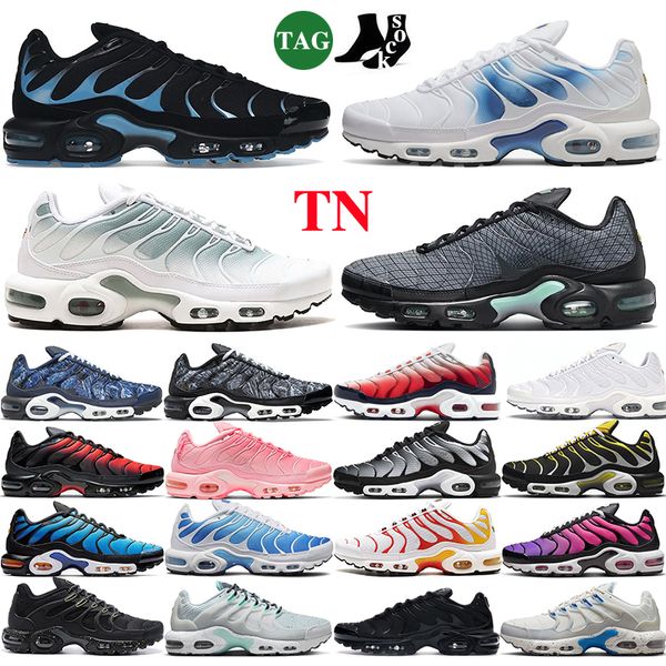 uomo donna scarpe da corsa tn utility plus tns terrascape clean white Tn atlanta tn berlin Baltic Blue triple nero riflettente bianco Mica Green Spray Paint scarpe da ginnastica da uomo