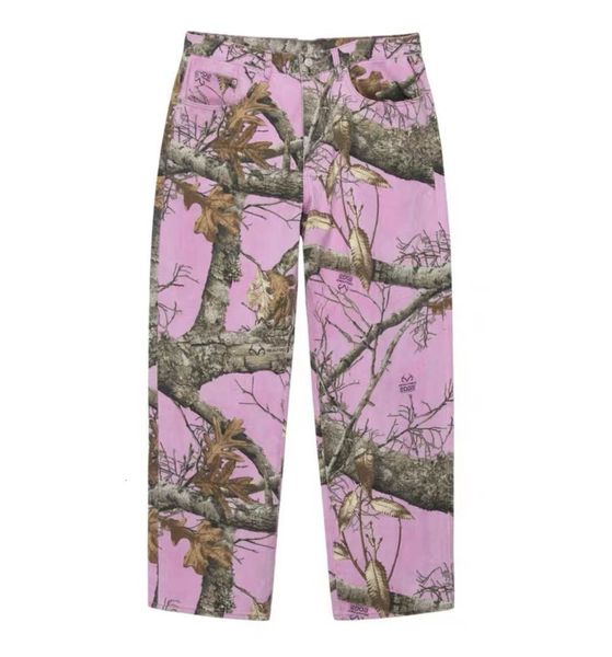 Herrenjeans 2023 Marke Classic Camo Bestickt Pink BEACH PANT Baumwolldenimhose Comfort Casual S2XL 251 230504