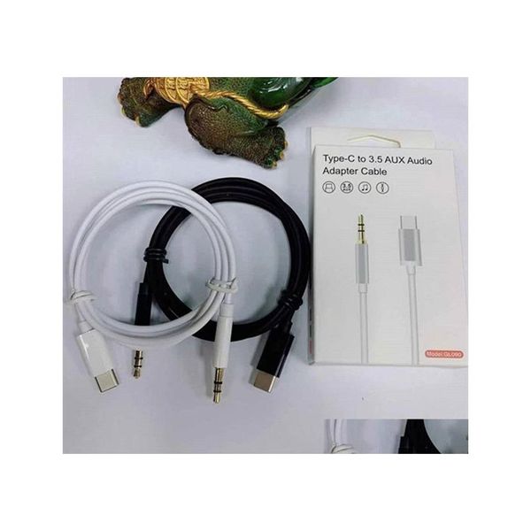 Paket Usb C Ile Cep Telefonu Kabloları 3.5 Mm Aux Kulaklıklar Typec O S Jak Adaptörü Için Huawei Mate 20 P30 Pro Lg S20 Artı Damla Deli Dhwny