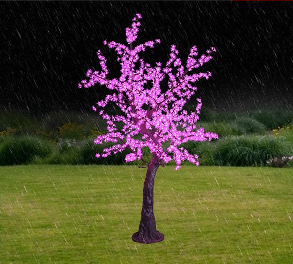 LED LED CREER BOSSOM TREE LUBRER 2M HIGH SIMULAÇÃO NATURAL DO TRUNCO DO CASAMENTO DO CASAMENTO FESTIVA DE Iluminação Festival Garden Decoração