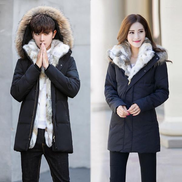 Herren Daunenmantel Winter Duck Jacket Herrenmode Plus Size Korean White Jacken und Mäntel Parka Doudoune Homme KJ577