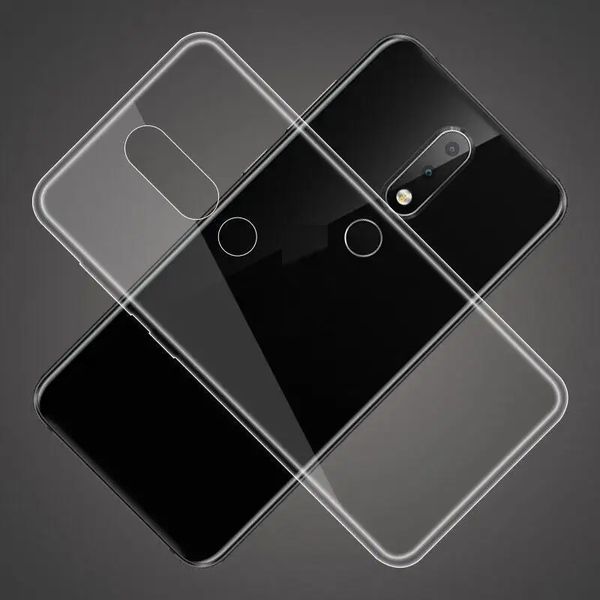 Klare rückseitige Abdeckung TPU transparente Hülle für Nokia G22 8210 G60 G400 G100 G50 5G 6300 8000 105 4G 6.3 G20 G10 215 225 Weiche TPU-Silikon-Schutzhülle