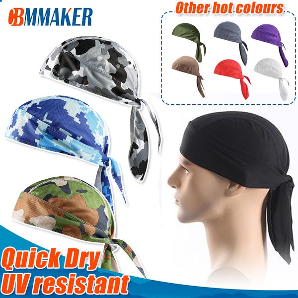 Radfahren Caps Masken Quick Dry Bandana UV-Schutz Stirnband Schal Sommer Herren Laufen Reiten Kopftuch Wandern Balaclava 230505
