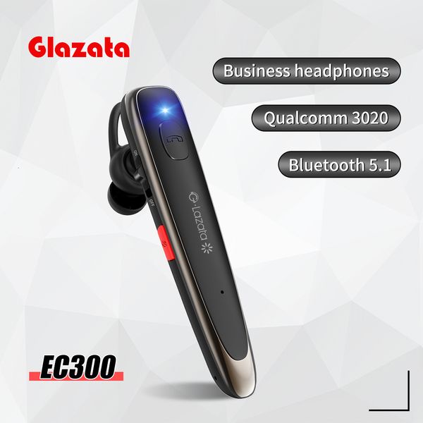 Auricolari per cellulari Glazata Wireless Bluetooth Auricolare con ENC Dual Mic Noise che annulla Auricolare Mute Key Originale per la guida Office Business 230505