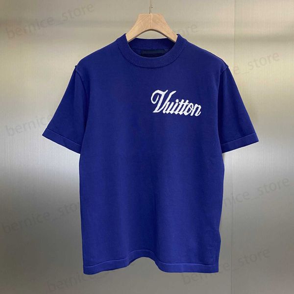 T-shirt da uomo T-shirt da uomo Plus T-shirt tonda plus size collo ricamato e stampato abbigliamento estivo in stile polare con puro cotone da strada sd5gtd T230505