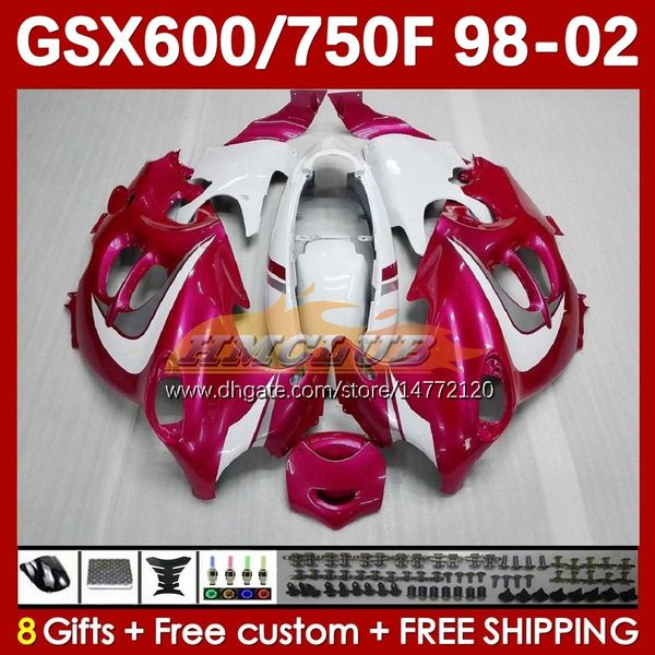 Körper für Suzuki Katana GSX600F GSXF750 GSXF-750 GSXF 600 750 CC 169NO.45 GSX750F 600CC 750CC 98 99 00 01 02 GSXF600 GSXF-600 1998 2000 2001 2001 2002 Fairing Blütenglänzung Blüten Glanz Blüten glänzende Glanzhöhle Rose Blüten glänzend