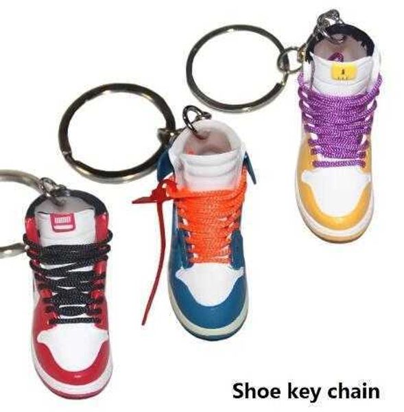 2023 Fashion 3D scarpe da basket portachiavi scarpe sportive portachiavi mini scarpe modello portachiavi pantofola modello ciondolo auto