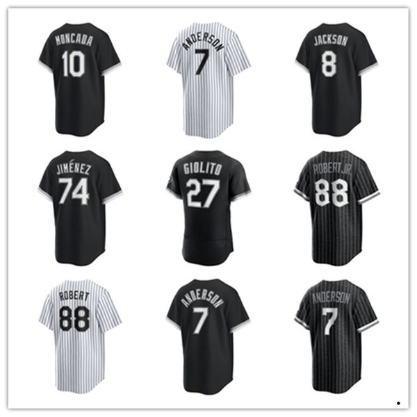 Maglie da baseball personalizzate Uomo Donna Gioventù Bambino 54 Tim Hill 34 Michael Kopech 49 Leasure 55 Dominic Leone 27 Bryan Shaw 40 Michael Soroka 36 Steven Wilson