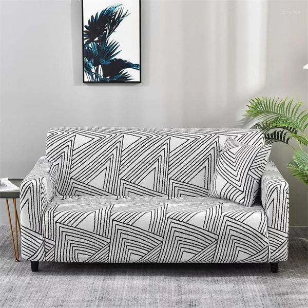 Sandalye, modern minimalist baskılı kanepe kapağı elastik evcil hayvan koruması l tipi toz geçirmez makine yıkanabilir ev kapsar