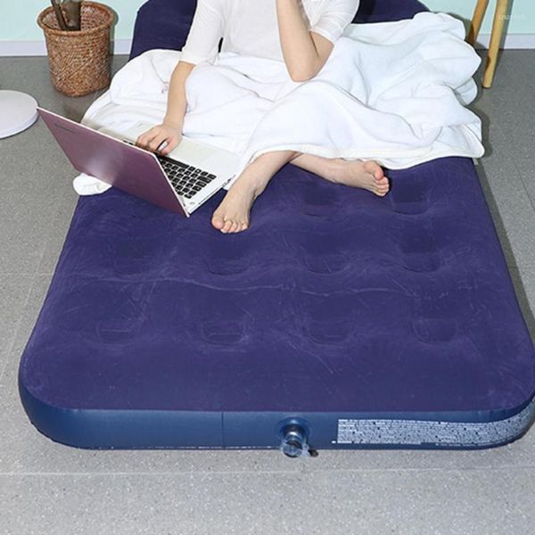 Yastık şişme yatak taşınabilir rahat pvc aşınma dirençli araba yatak sandalye seyahati için arka koltuk