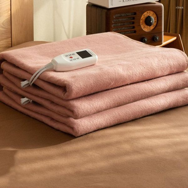 Одеяла двойное управление нагреванием одеяла шикарная электрическая безопасная изоляция теплое 4 Регулирование температуры шестерни нагревать кровать