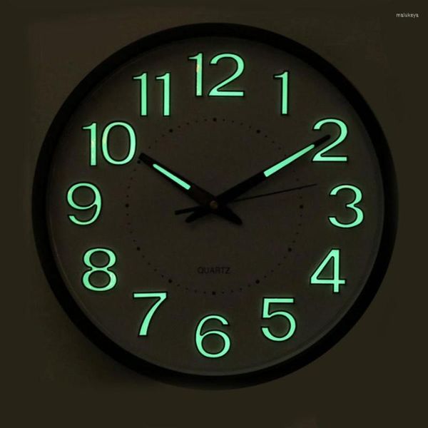 Настенные часы цифровой аккумулятор Clock Modern Design Electronic Poll Fluorescent продает 2023 Продукты 4B001